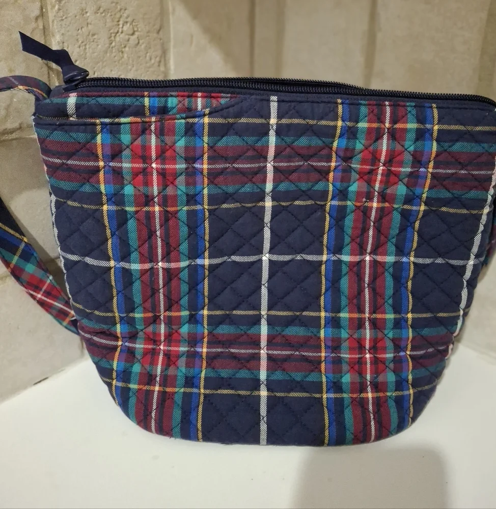 Vera Bradley Scottie Dog Tartan Plaid Tote Bag